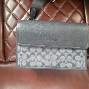 Coach Charcoal and Slate Shoulder Bag
